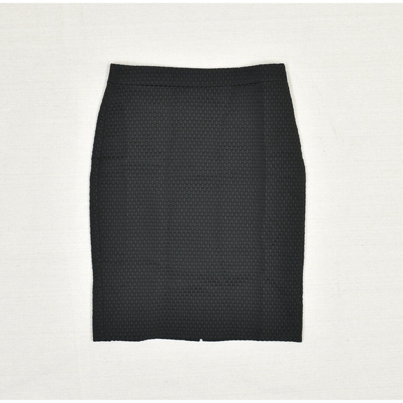 J.CREW Dresses & Skirts - J. Crew Women Straight Skirt Zip Polyester Black Size 4 No.2 Textured